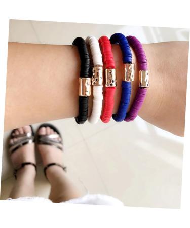 TENDYCOCO 3pcs Clay Bracelet Polymer Clay Manual Jewelry 18X0.6cmx2pcs Blackx2pcs - Buy Online on SooperMarket.com