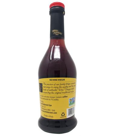 Monari Federzoni Red Wine Vinegar 16.9 oz - Authentic Italian Flavor - Buy Online on SooperMarket.com