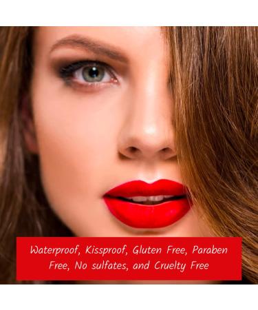Mynena Orange Red Matte Liquid Lipstick - Long Lasting, Waterproof, Gluten-Free | Glory - Buy Online on SooperMarket.com