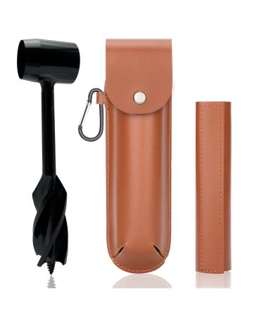 Bushcraft Gear for Survival, Bushscraft Hand Auger, Survival Tools,Bushcraft Auger,Scotch Eye Wood Auger Drill Bit for Camping and Bushcraft (Black)
