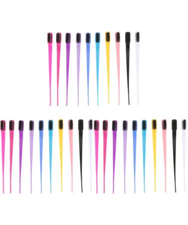 NOLITOY 30 Pcs Eyebrow Brush Beauty Tool Dual Brushes Comb Makeup Brushes Comb Eye Brow Brush Comb Eyelash Mascara The Brow Brush Eyebrow Shaping Brush Eyelash Brush Small Eyebrow Comb Abs