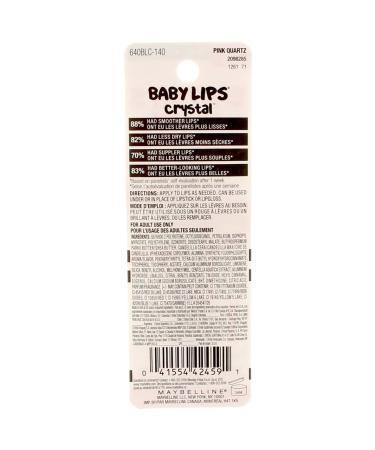 Buy Maybelline Baby Lips Crystal Lip Balm Pink Quartz 0.15 oz - International Shipping Available - Buy Online on SooperMarket.com