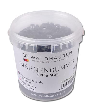 WALDHAUSEN mane elastics extra wide black 150 g