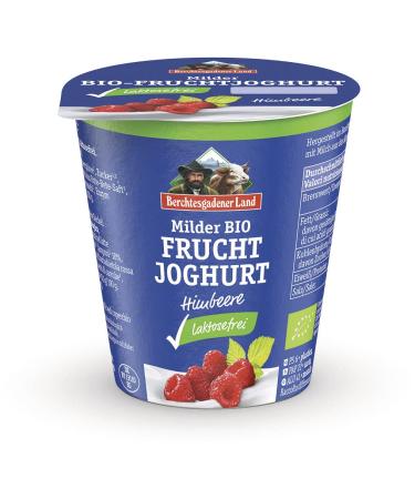 Berchtesgadener Land BGL Organic Fruit Yoghurt Raspberry L- 3.9% fat (6 x 150 gr) 150 g (pack of 6)
