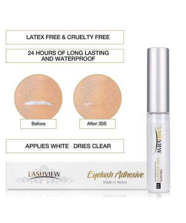 LASHVIEW DIY Cluster Lash Extension Kit - Soft, Lightweight 0.10mm Individual Cluster Lashes 9-14mm Mixed Reusable Wide Band - 56D Daily Kit - Buy Online on SooperMarket.com