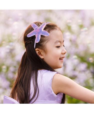 Totelux Starfish Sequins Headband - Light Purple Hair Accessories for Women & Girls | Ideal for Birthday, Wedding & Party Supplies - Buy Online on SooperMarket.com