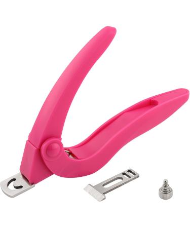 AMOS False Nails Clipper Acrylic UV Gel Fake Artificial Tips Edge Cutter Professional Nail Art Manicure Tool with Tip Trapper - Buy Online on SooperMarket.com