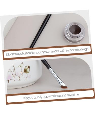 KALLORY 2pcs Eyebrow Brush Eye Makeup Eyeliner Brush Slanted Thin Eyeliner Brush Qingxian Miss Eyes 16X1CM As Shown - Buy Online on SooperMarket.com