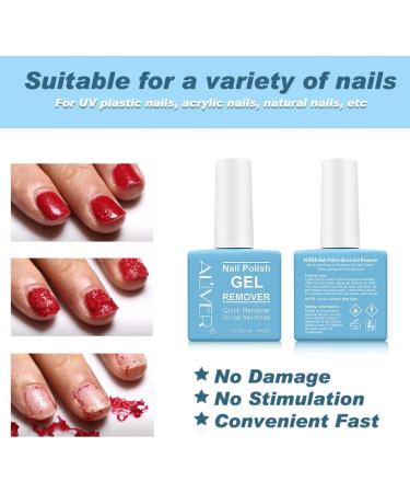 shifakou Gel Nail Polish Remover -Professional Nail Remover Gel Polish Remover For UV/Natural Gel Acrylic Nails-Quickly Removes Soak-Off Gel Polish-NO-IRRITATING - Buy Online on SooperMarket.com