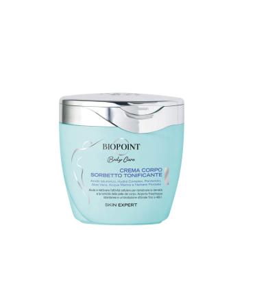 Biopoint Body Cream Sorbet - 48H Toning & Moisturizing with Aloe Vera | Refresh & Tighten Skin | 300ml - Buy Online on SooperMarket.com