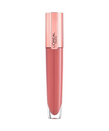 L'Or al Paris Glossy LipGloss for maximum volume nourishing effect with hyaluronic acid and collagen-as fragments Glow Paradise Brilliant Signature Plump-in-Gloss No. 412 I Heights 412 I 6.40 ml (1 Pack)