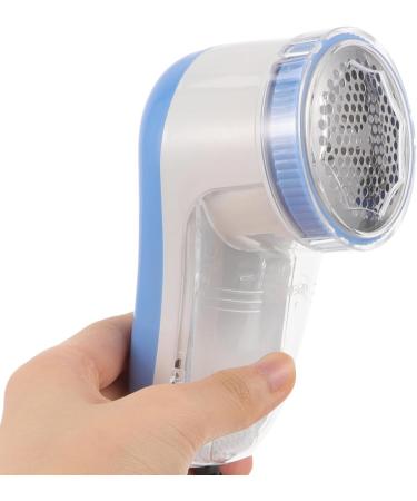 Premium Portable Fabric Shaver & Lint Remover - Ideal for Clothes Sweaters and Furniture | Two Blades & Electrostatic Brush - Buy Online on SooperMarket.com