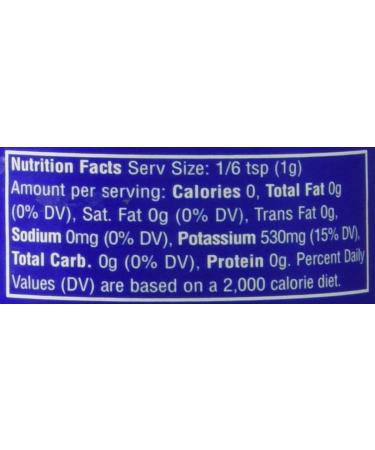 Nu-Salt 3 oz Crystals (Pack of 6) | Salt Substitute for Low-Sodium Diet - Buy Online on SooperMarket.com