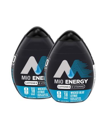MiO Energy Wicked Blue Citrus (Pack of 2) Blue Citrus 8 Fl Oz (Pack of 2)