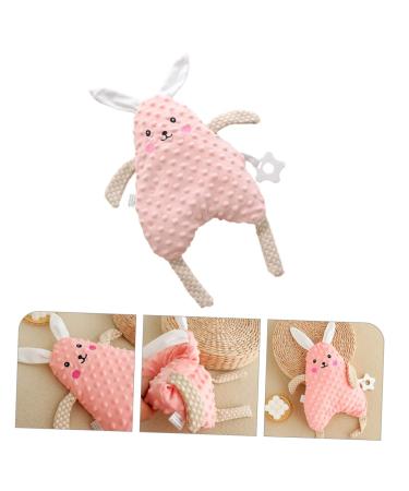 Warmhm Baby Comfort Towel & Plush Toy | Soft Bath Towel for Toddlers & Infants | Newborn Toy & Towel Set - Rosa 30x15 cm - Buy Online on SooperMarket.com