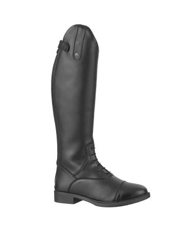 Suedwind footwear riding boot Kids Fun Winter with ykk zip vegan leather-imitation teddy fur unisex children's freight great fit.29 30 31 32 34 35 37 38 39 40 41 Black 37 EU Black