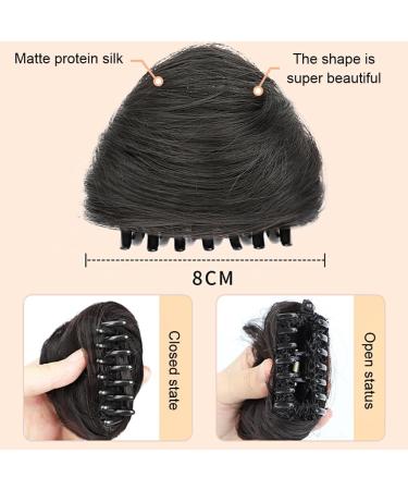 BEALIFE Exquisite Workmanship Cat Ear Claw Clip Hair Extension Increase Hair Volume Fluffy Cow Horn High Temperature Fiber Dark Brown - Buy Online on SooperMarket.com