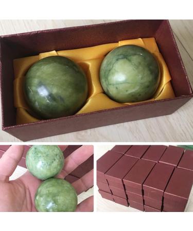 Shop Jade Massage Balls - 2pcs Hand Massager for Stress Relief & Health | Baoding Exercise Roller - Buy Online on SooperMarket.com