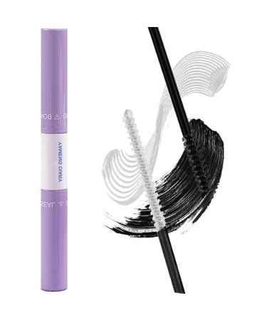 Lash Glue Bond and Seal Eyelash Cluster Lashes Extension Glue for DIY Individual Eye Lash Extensions Clear Super Strong Hold 72 Hours Waterproof Mascara Wand Eyelash Glue for Sensitive Eyes