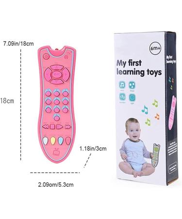 Shop Wahksr Pink Remote Control Baby Toy | Fun Learning Music & Activities for 12+ Months - Buy Online on SooperMarket.com