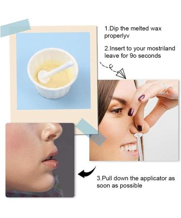 AAED 40-Piece Nasal Hair Wax Stick Set - Nose Wax Applicator & Strips for Easy Nostril Hair Removal | International Shipping - Buy Online on SooperMarket.com