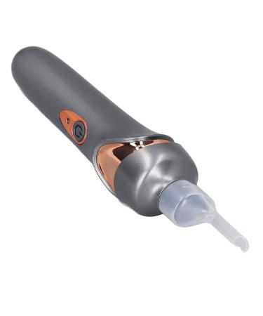 Portable Electric Ear Cleaner | Rechargeable & Low Noise | LED Light Ear Wax Remover - Safe for Daily Care (Black) - Buy Online on SooperMarket.com