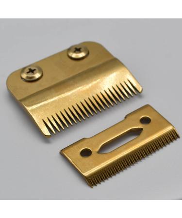 Professional Adjustable Hair Clipper Replacement Blades Set #2161 Compatible with Wahl 5 Star Series Senior Cordless Magic Hair Clippers 8148 (Gold) - Buy Online on SooperMarket.com