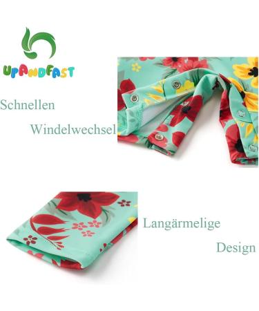 UPF 50+ Baby Swimwear One Piece Swimsuit | Snap Bottom | Light Green 18-24 Months - Buy Online on SooperMarket.com
