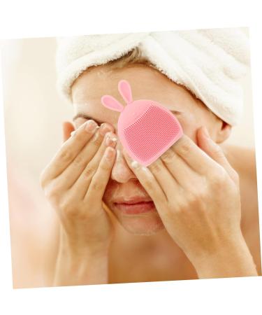 minkissy 24 Pcs Rabbit Ears Facial Brush Body Cleansing Brush Face Cleansing Brush Face Head Scrubber Facial Exfoliator Tool Lady Facial Brush Pink Detergent Miss Cute Silica Gel Light Pinkx6pcs 7.5x7.5cmx6pcs - Buy Online on SooperMarket.com