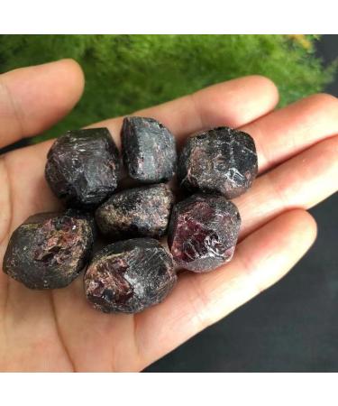 Natural Rough Garnet Crystal Stone Raw Semiprecious Tumbled Stone NaturalReiki Decoration PEIQIYIN Home Goods (Size : 500g) - Buy Online on SooperMarket.com