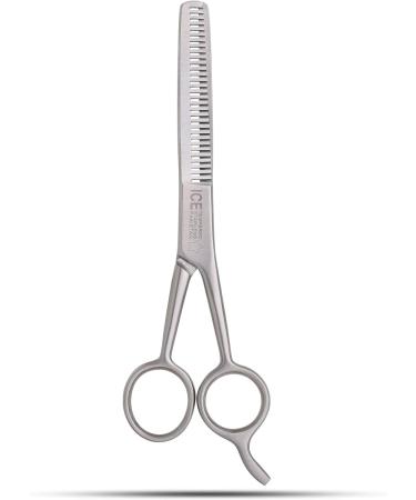 Professional 6.2 inch Hair Thinning Scissor with Hook - Double Sided Sharp Teeth for Barber Texturing - Men, Women, Kids - Buy Online on SooperMarket.com