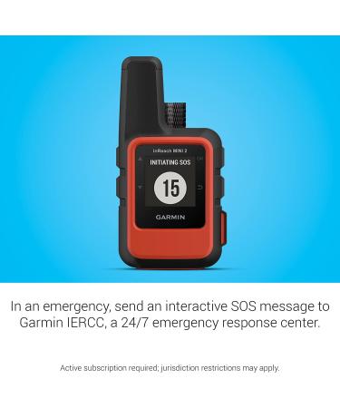 Garmin inReach Mini 2 - Lightweight Compact Satellite Communicator for Hiking - Orange - Buy Online on SooperMarket.com