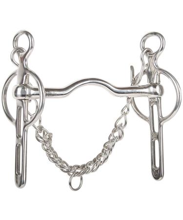 Harry's Horse Liverpool curb bit tongue bar 2 keyholes 15mm size:12.5