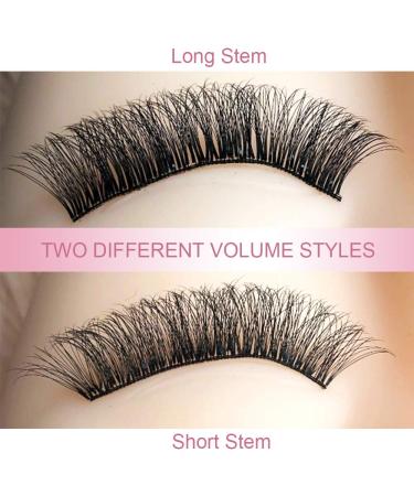 Shop 3D-C-0.10-10mm C Curl Finished Eyelash Extensions - 12 Pack Volume Eyelashes for Stunning Looks - Buy Online on SooperMarket.com