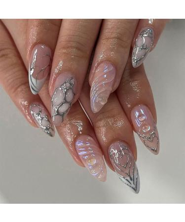 kesurpae Press On Nails Set Equipped With Wearable Tool Kit ABS Manicure Set False Nails Nail Durable And Long-lasting JP2786 - Buy Online on SooperMarket.com