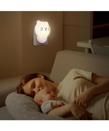 Koala Cat Night Light for Kids | Wetry Quiet Wall Lamp & Sleep Aid | Perfect Baby Room Decor - Buy Online on SooperMarket.com