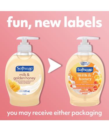 Softsoap Milk and Honey Hand Soap 7.5oz - Pack of 6 - Buy Online on SooperMarket.com