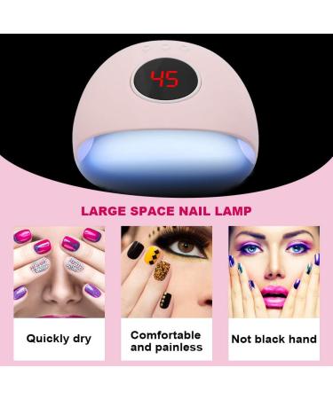 Nail Lamp 24W UV LED Nail Dryer Painless Curing Lamp with Automatic Sensor LCD Display 3 Timer Setting UV Nail Dryer for Fingernail & Toenail Gel Polish - Buy Online on SooperMarket.com