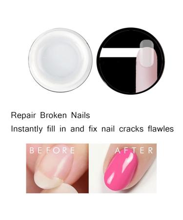 2 Pieces Fiberglass Nail Kit - Fast Extension Gel 20ml Magical Nail Gel Silk Packaging for Perfect Manicure | International Shipping - Buy Online on SooperMarket.com