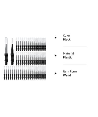 100 Pcs Micro Eyebrow Brush with Cap - Brow Lamination & Lash Lift Tools - Buy Online on SooperMarket.com