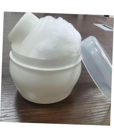 KOMBIUDA Travel Toddler for Mom Sponge Baby After Dusting Plastic Bath Container with Body Care Portable Powder Use Empty Puff Blue Cosmetic White Talcum Newborn Home Infant Face Case 2pcs 1 count (Pack of 1) - Buy Online on SooperMarket.com