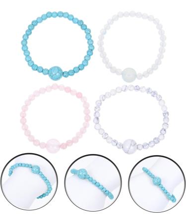 Healeved 4pcs Organic Kelp Anti Motion Sickness Bracelet Set - Adjustable Acupressure Sea Bands for Nausea Relief - Travel Essential - Buy Online on SooperMarket.com