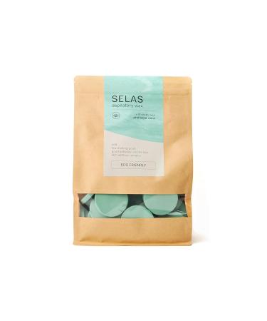 Natural Aloe Vera Depilatory Wax 1kg - Sustainable Hair Removal | Selas - Buy Online on SooperMarket.com
