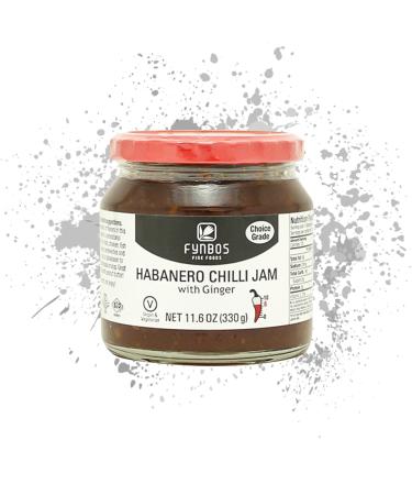 FYNBOS Habanero Chilli Jam with Ginger 330g - South African - Vegan Kosher (Parev) Halaal