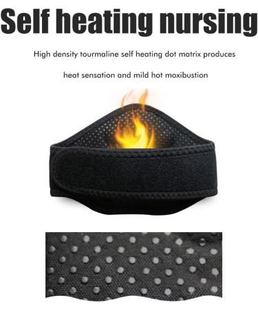 Kenanlan Neck Brace - Magnetic Thermal Self-Heating Neck Pad Massager 9 Magnetic Stones Ultimate Neck Support & Pain Relief - International Shipping Available - Buy Online on SooperMarket.com