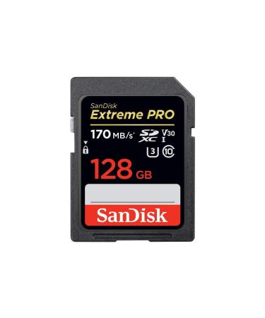 SanDisk 128GB Extreme PRO UHS-I SDXC Memory Card, SDSDXXY-128G-ANCIN