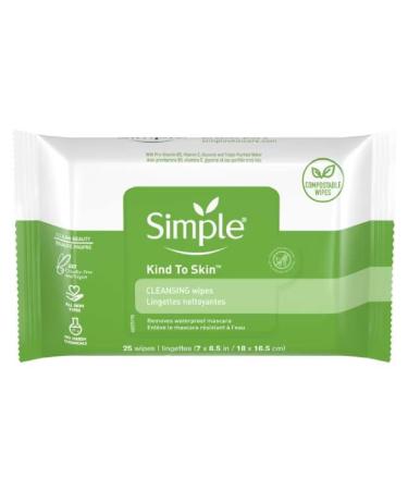 Simple Cleansing Facial Wipes 7 Count (6 Pack)