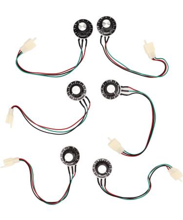 Aatraay 6pcs Linear Taper Rotary Potentiometer - Adjustable with Fixed Speed Knob for Precision Control | International Shipping Available - Buy Online on SooperMarket.com