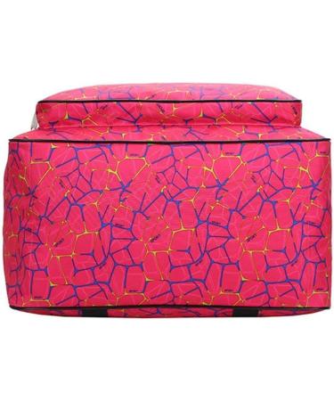 JanTeelGO Sewing Machine Carrying Case - Red Nylon Tote Bag with Pockets and Padded Storage Cover for Singer, Brother, Janome - Convenient Handles and Durable Design - Buy Online on SooperMarket.com
