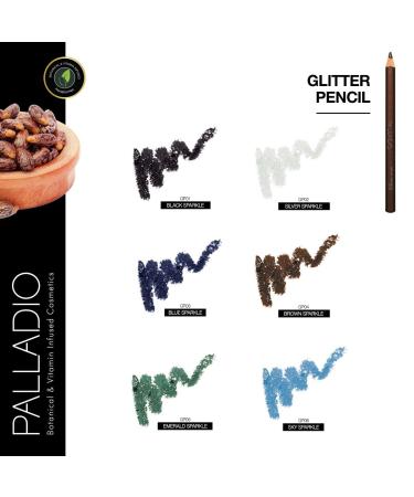 Palladio Glitter Eyeliner Pencil - Longlasting Shimmer Eye Liner with Buttery Smooth Tip - Professional Makeup Sparkle - Buy Online on SooperMarket.com